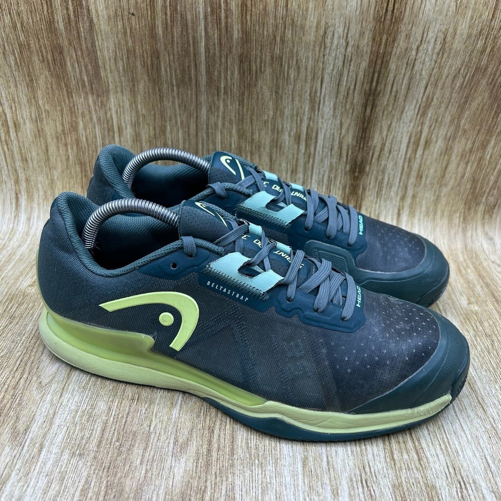 HEAD Sprint Pro 3.5 Clay Tennis Shoes Men's Size 10 Green Lime Sneakers 273143